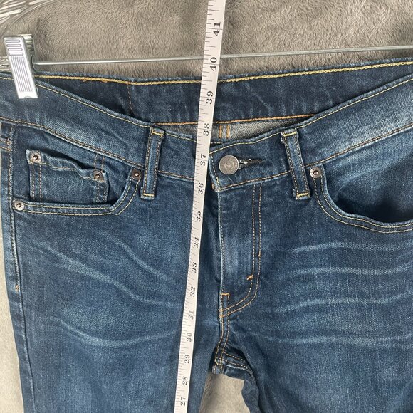 Levi’s 511 Slim Fit Jeans Men’s 30x32 Dark Wash Denim Casual Workwear - Picture 7 of 8